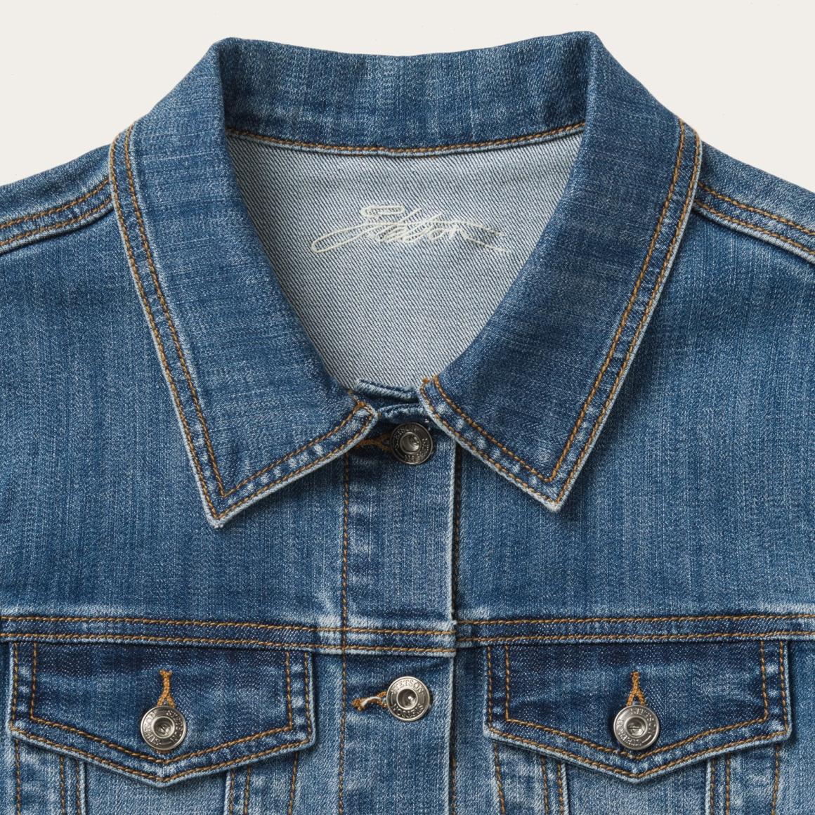 Stetson Stretch Denim Jacket Blue | Women Stetson Jackets