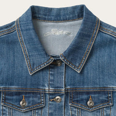 Stetson Stretch Denim Jacket Blue | Women Stetson Jackets