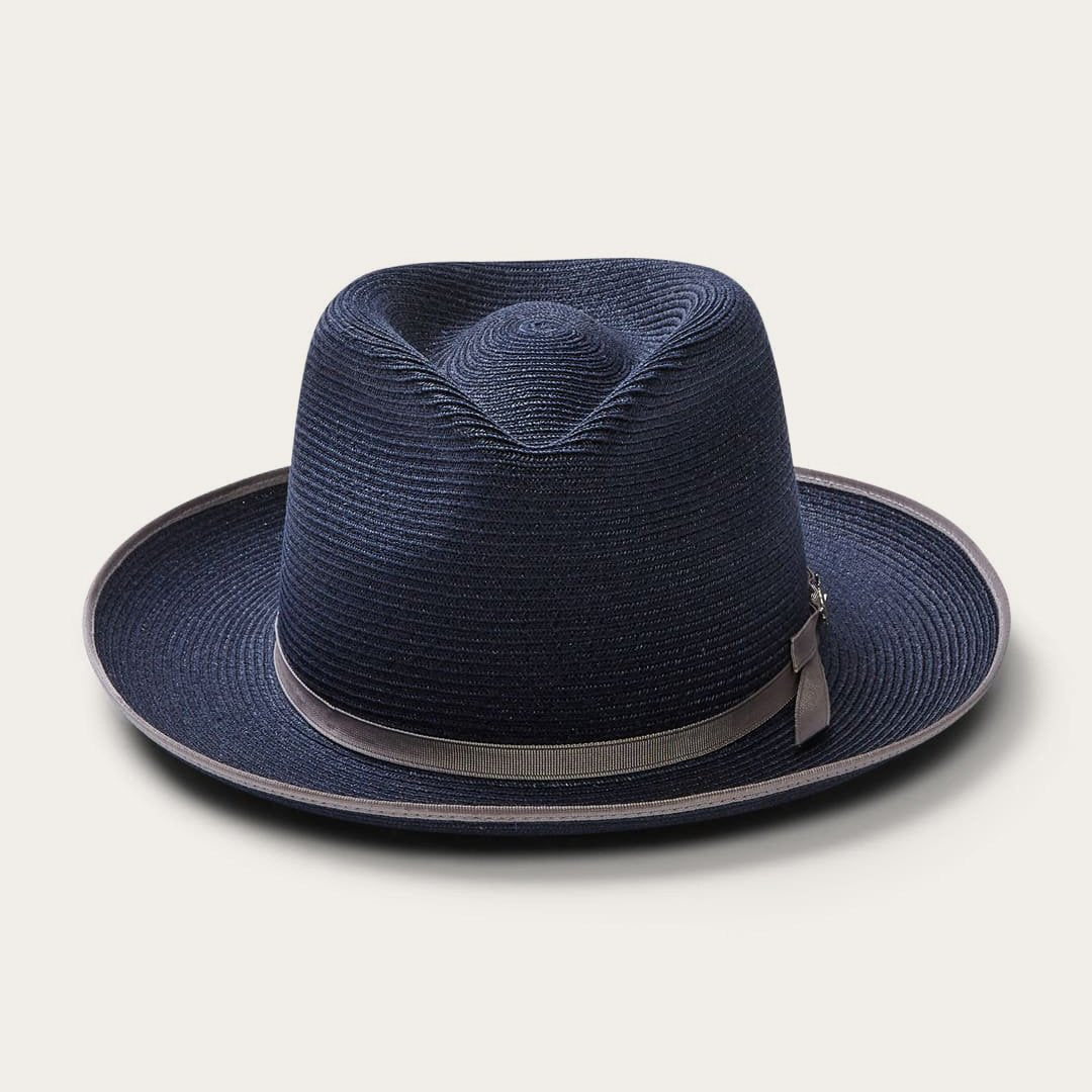 Stratoliner Hemp Fedora Navy | Men/Women Stetson Fedora