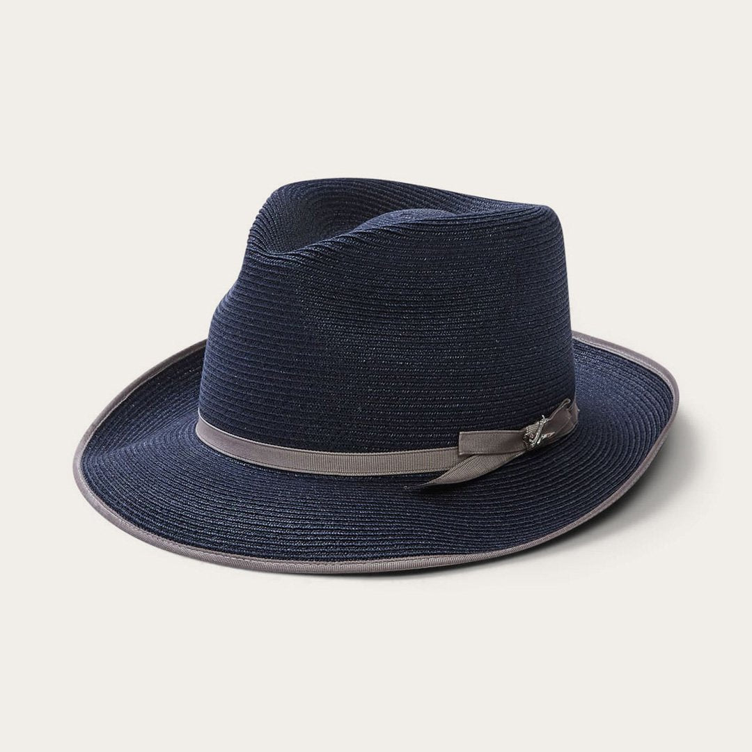 Stratoliner Hemp Fedora Navy | Men/Women Stetson Fedora