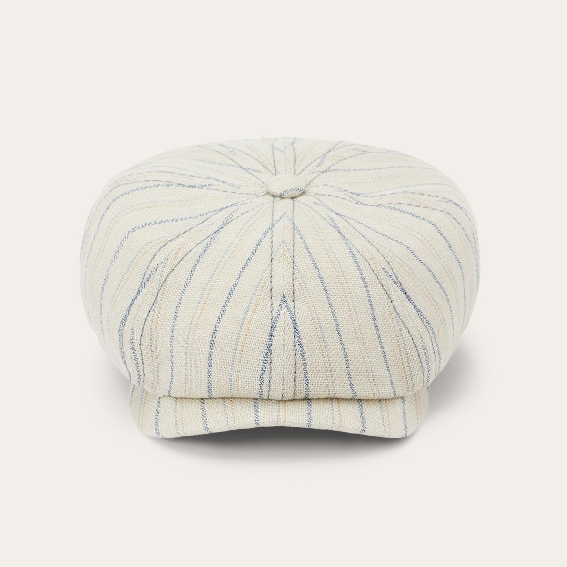 Striped Linen Hatteras Off White With Stripes | Men/Women Stetson Caps &amp; Truckers