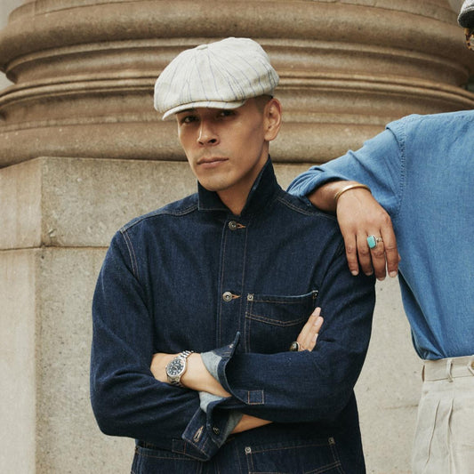 Striped Linen Hatteras Off White With Stripes | Men/Women Stetson Caps &amp; Truckers