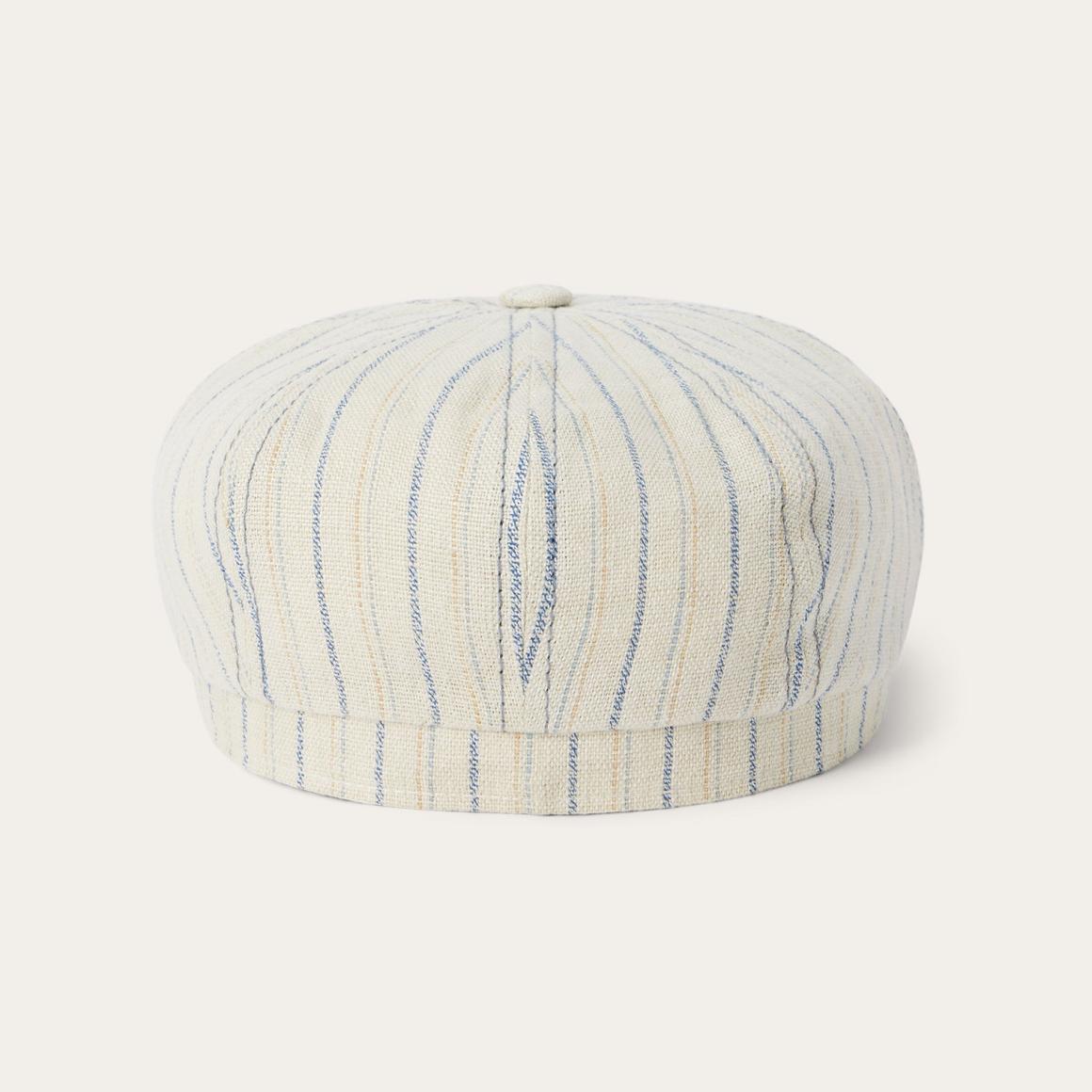 Striped Linen Hatteras Off White With Stripes | Men/Women Stetson Caps &amp; Truckers