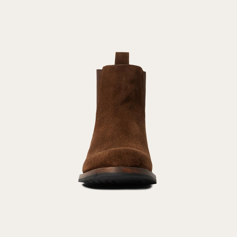 Suede Beat Chelsea Boot Brown | Men Stetson Chukka