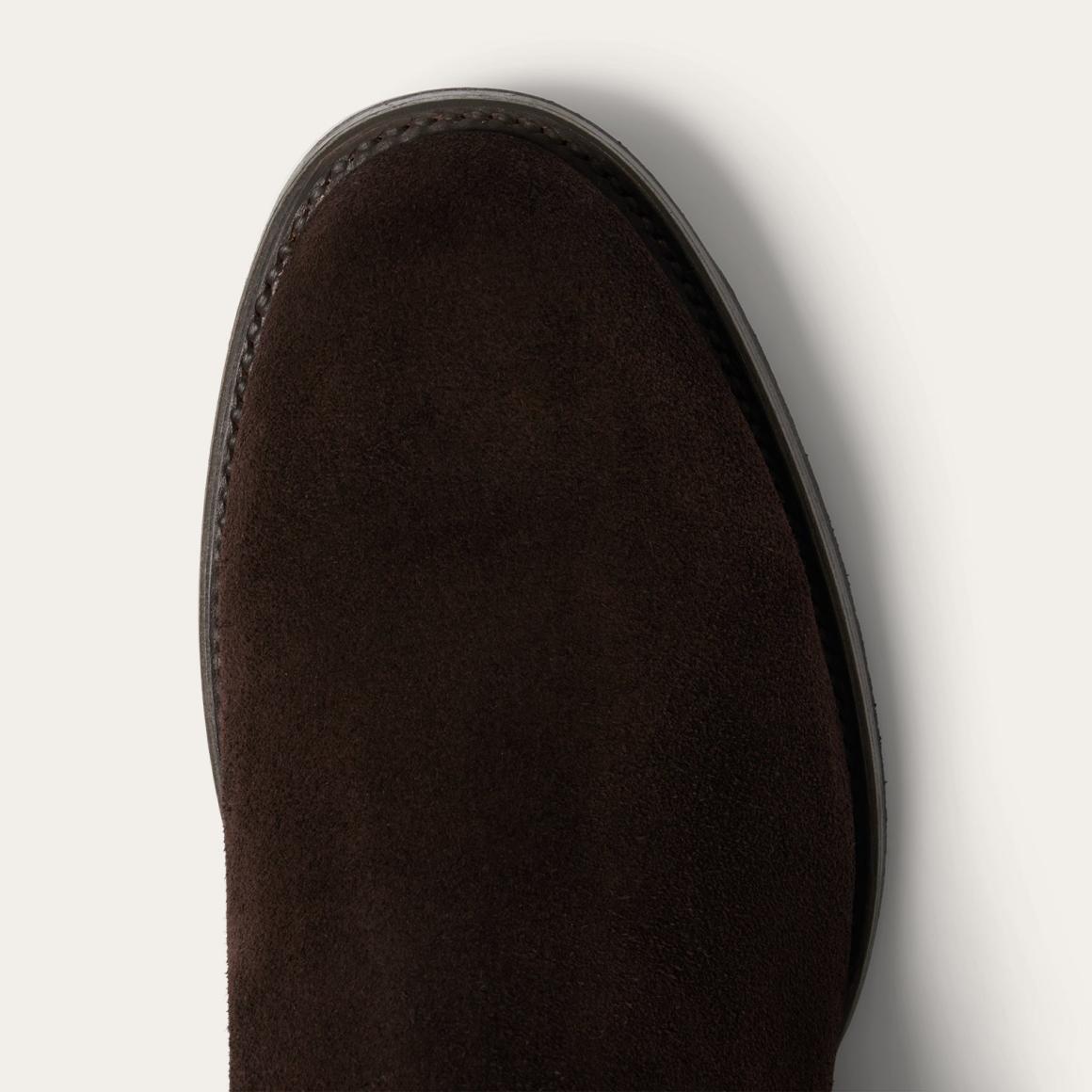 Suede Beat Chelsea Boot Dark Brown | Men Stetson Chukka