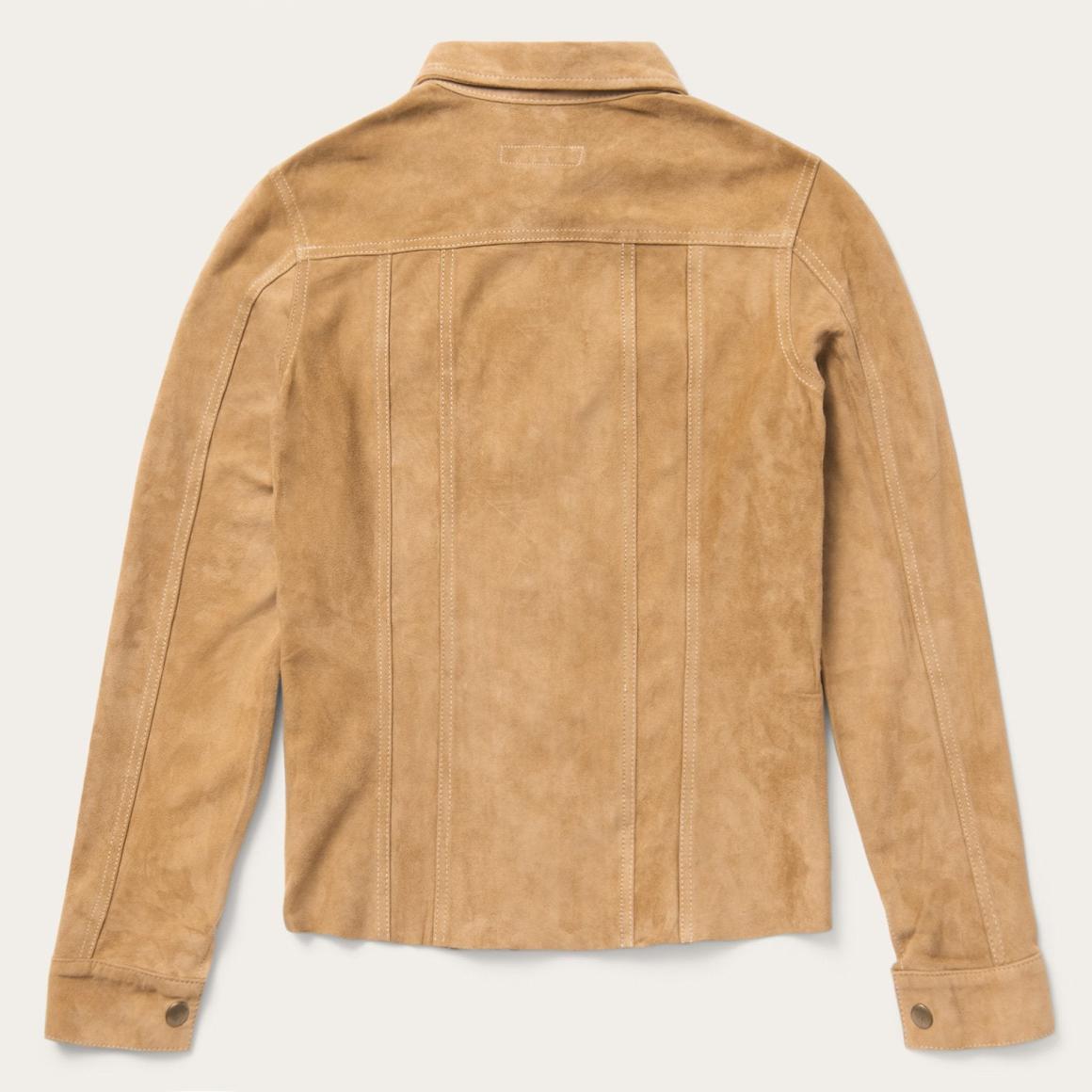 Suede Denim Shirt Jacket Brown | Women Stetson Jackets