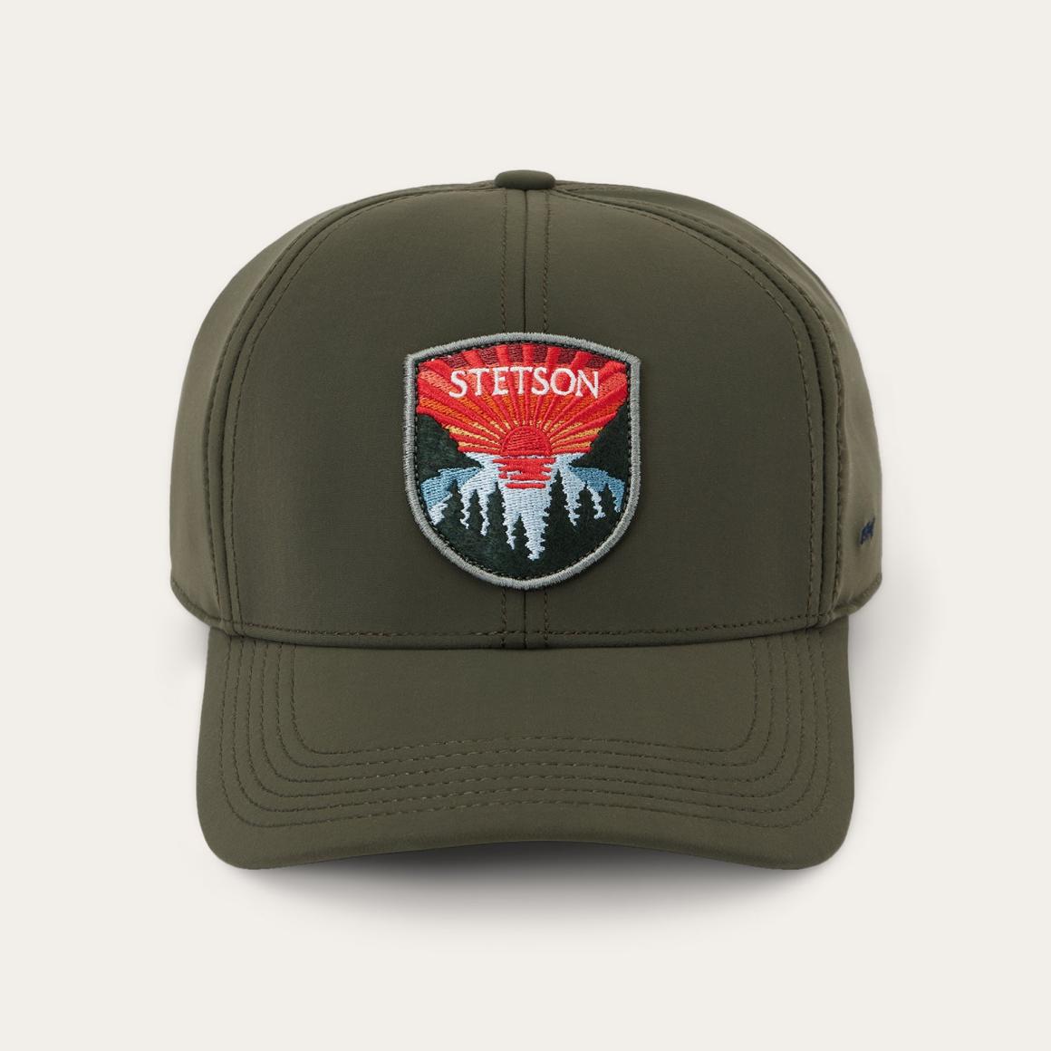 Sunset Baseball Cap Olive | Men/Women Stetson Caps &amp; Truckers