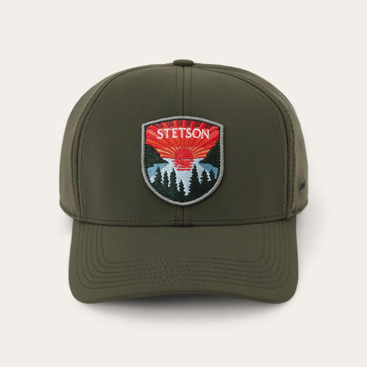 Sunset Baseball Cap Olive | Men/Women Stetson Caps &amp; Truckers
