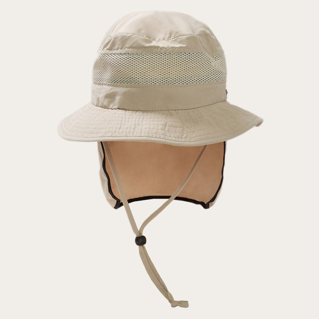 Switchback 'No Fly Zone' Mesh Bucket Hat Khaki | Men/Women Stetson Outdoor