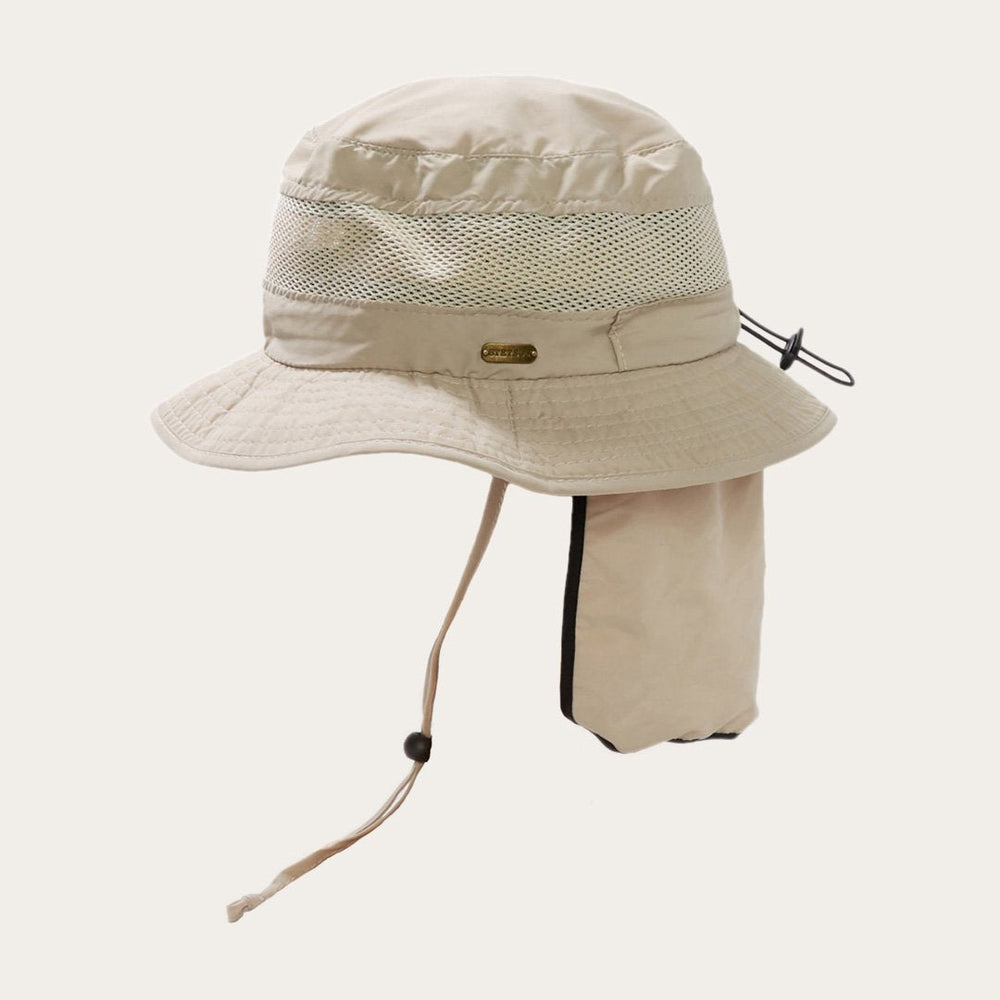 Switchback 'No Fly Zone' Mesh Bucket Hat Khaki | Men/Women Stetson Outdoor