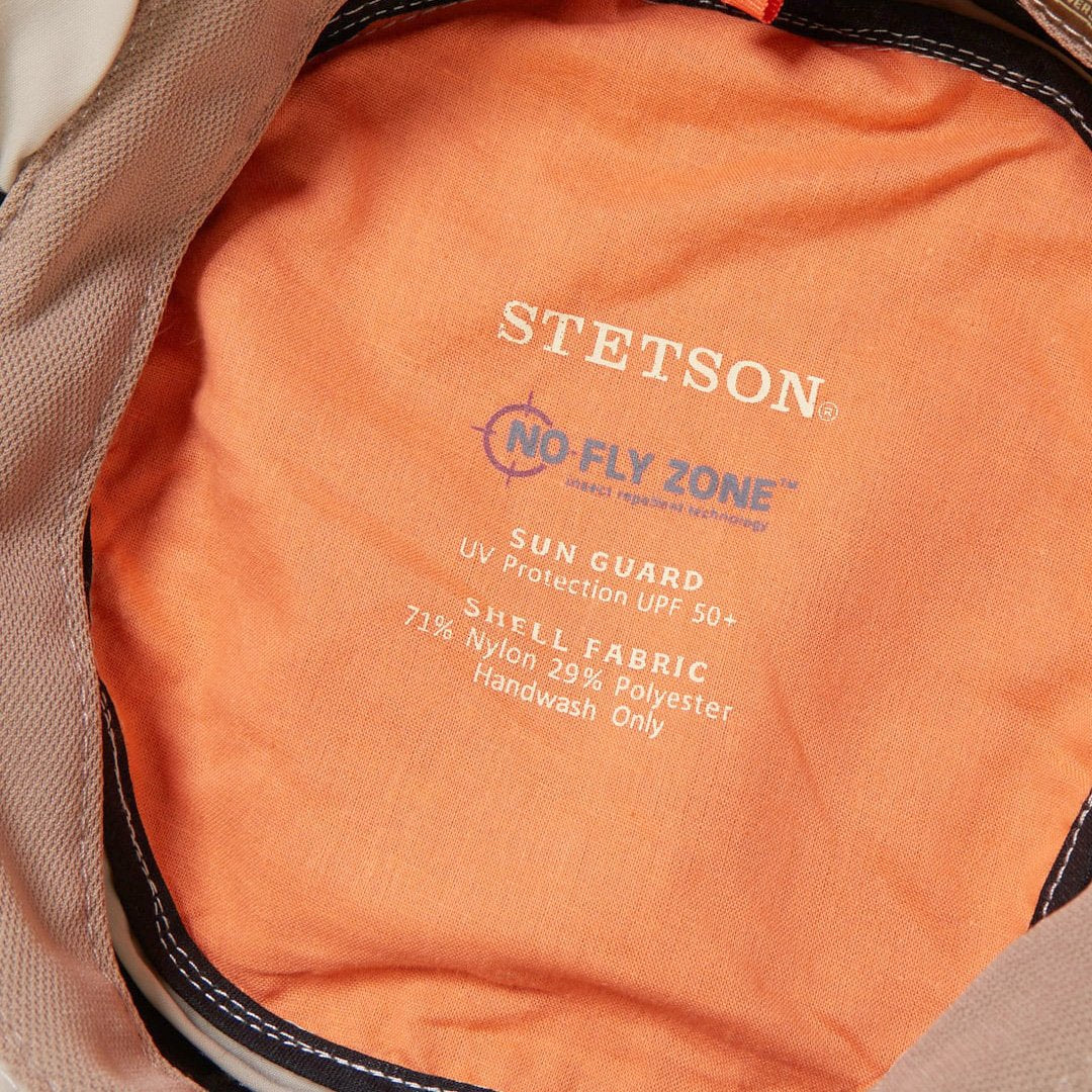 Switchback 'No Fly Zone' Mesh Bucket Hat Khaki | Men/Women Stetson Outdoor