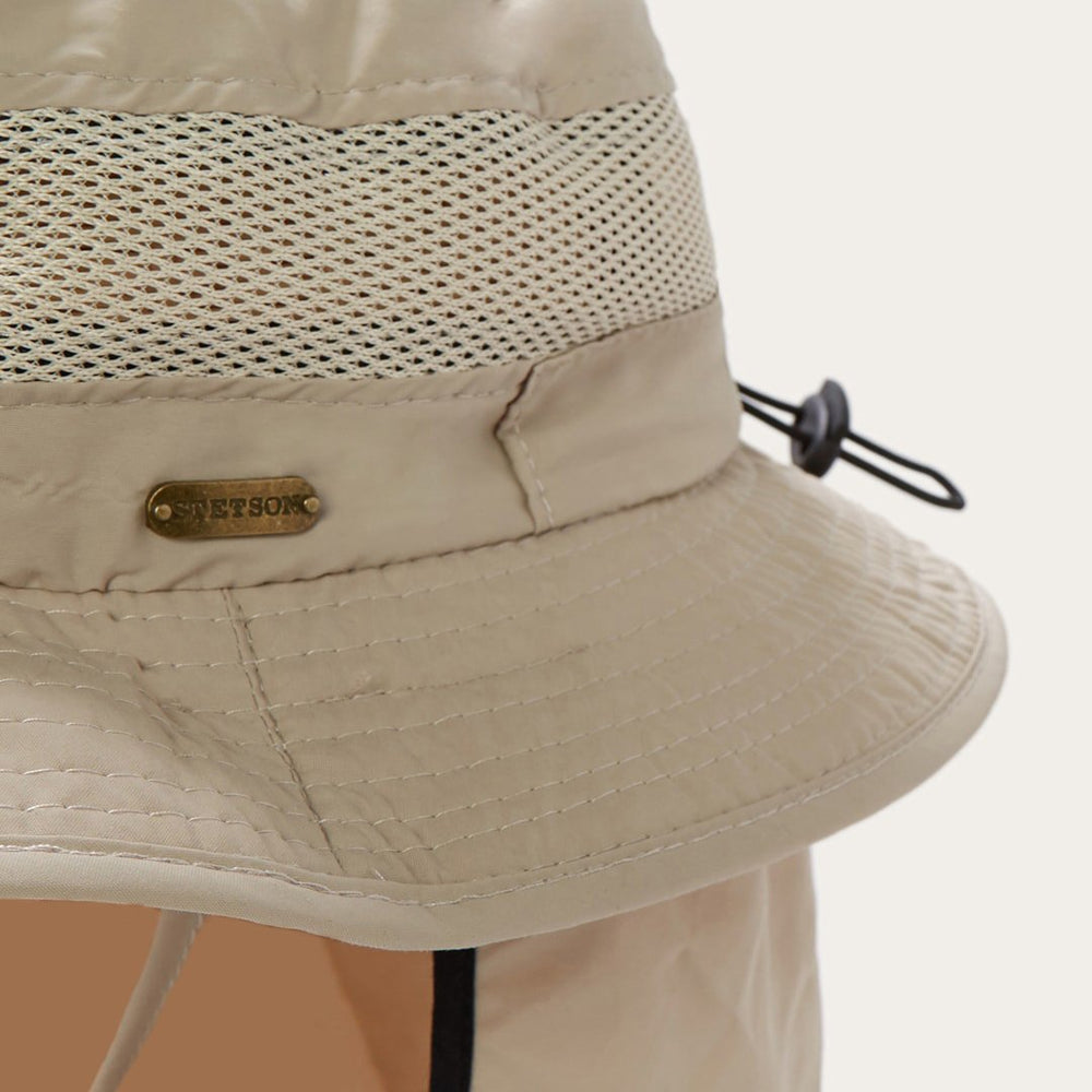 Switchback 'No Fly Zone' Mesh Bucket Hat Khaki | Men/Women Stetson Outdoor