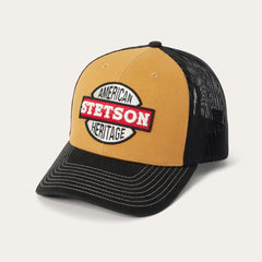 Tan Americana Trucker Cap Tan | Men/Women Stetson Caps &amp; Truckers