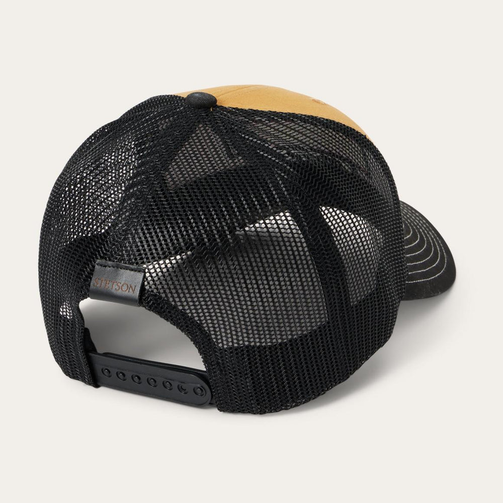 Tan Americana Trucker Cap Tan | Men/Women Stetson Caps &amp; Truckers