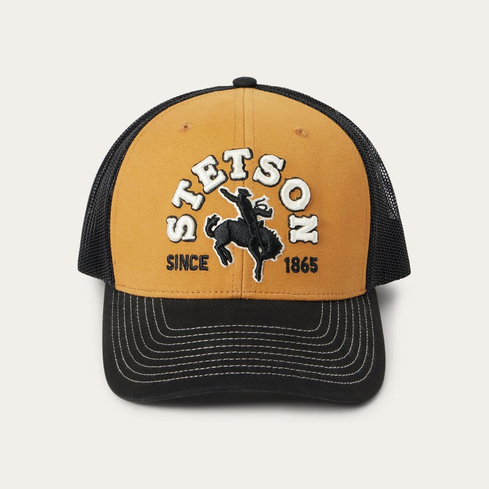 Tan Cowboy Trucker Cap Tan | Men/Women Stetson Caps &amp; Truckers