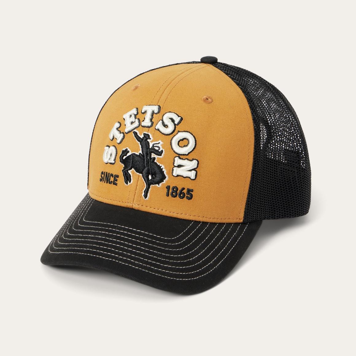 Tan Cowboy Trucker Cap Tan | Men/Women Stetson Caps &amp; Truckers