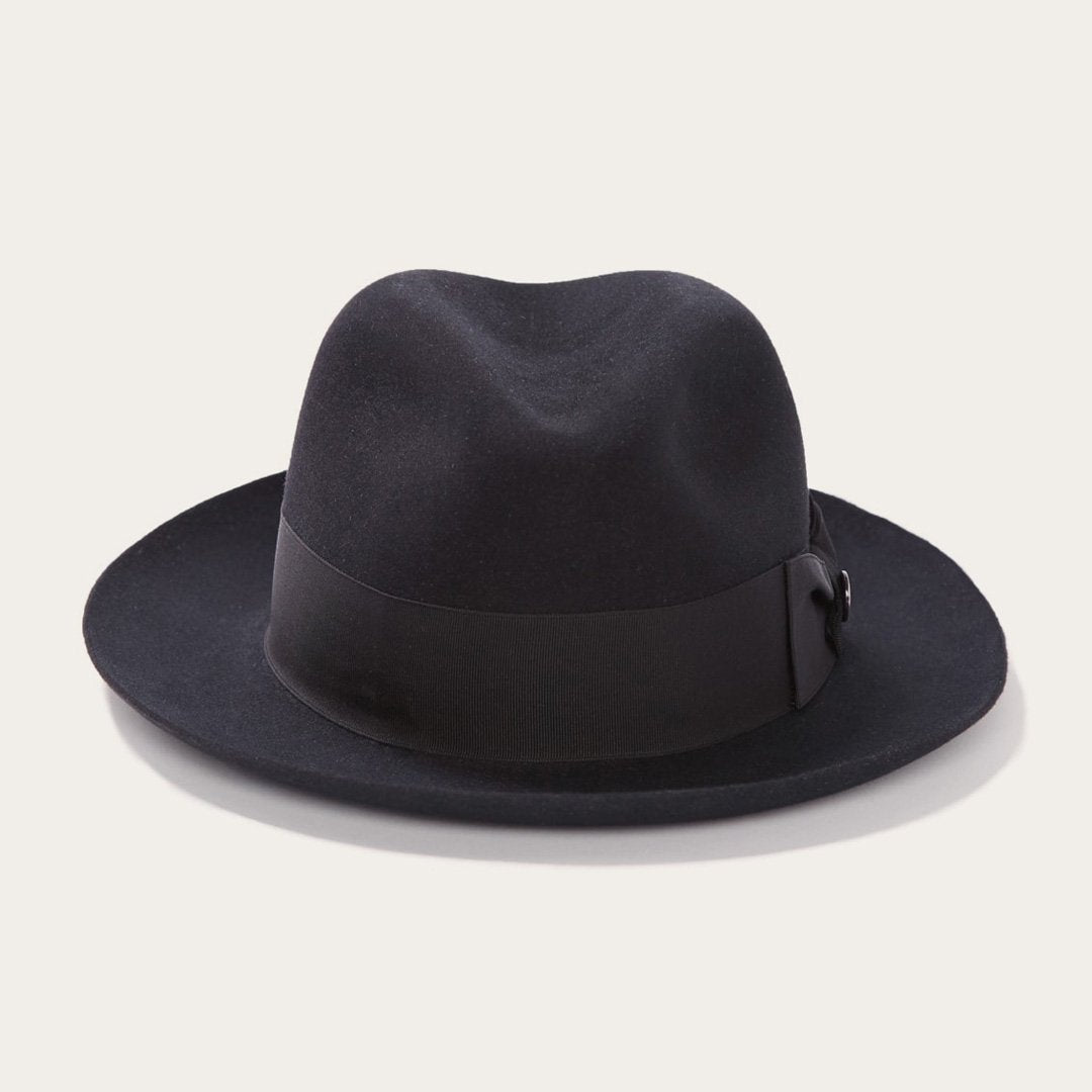 Temple Fedora Black | Men/Women Stetson Fedora
