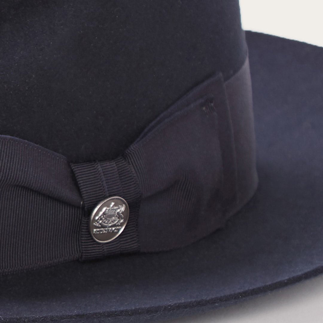 Temple Fedora Navy | Men/Women Stetson Fedora