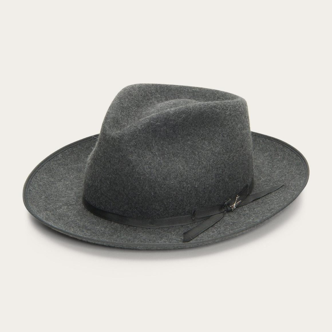 The Ultralight Stratoliner Fedora Grey Mix | Men/Women Stetson Fedora