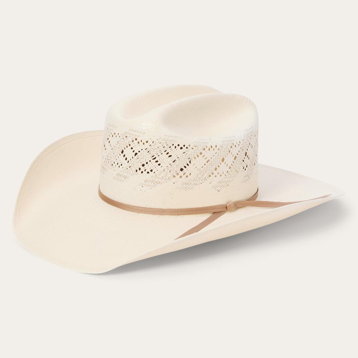 Thunder 10X Straw Cowboy Hat Ivory Gray | Men/Women Stetson Western