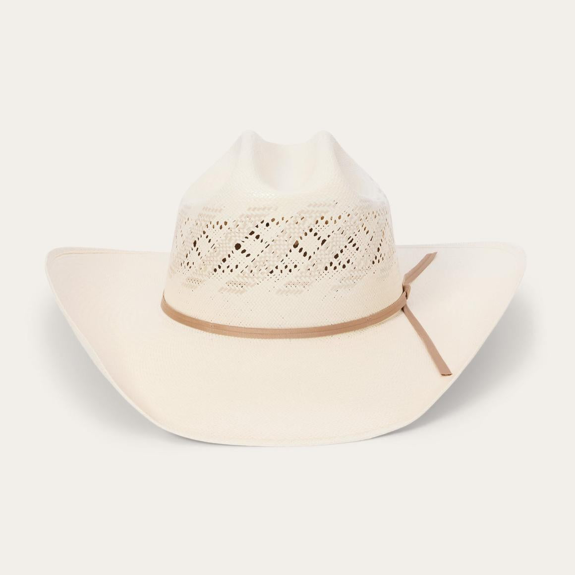 Thunder 10X Straw Cowboy Hat Ivory Gray | Men/Women Stetson Western