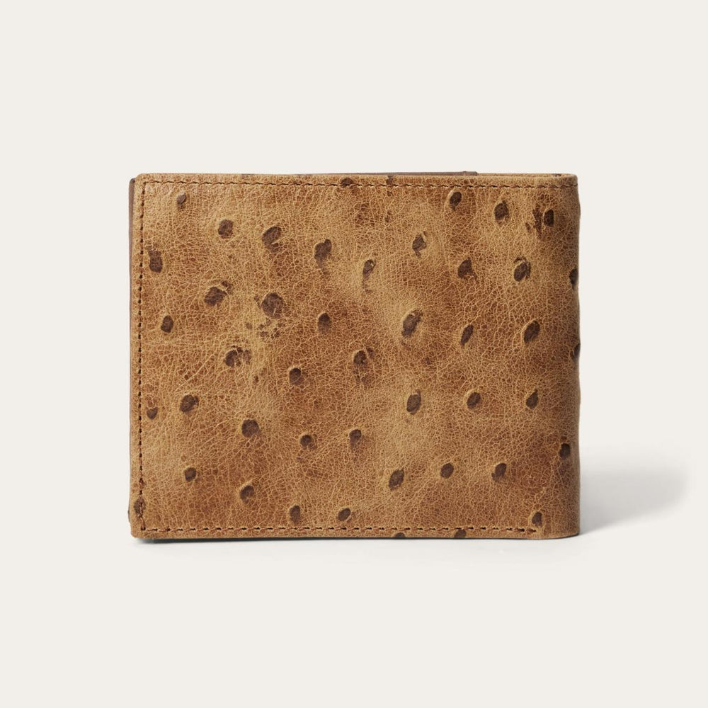 Tooled Embossed Croco Bi-Fold Wallet Brown / California Nut | Men Stetson Wallets