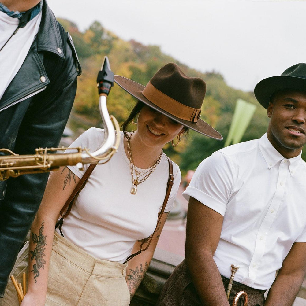 Tri-City Fedora Chocolate | Men/Women Stetson Fedora