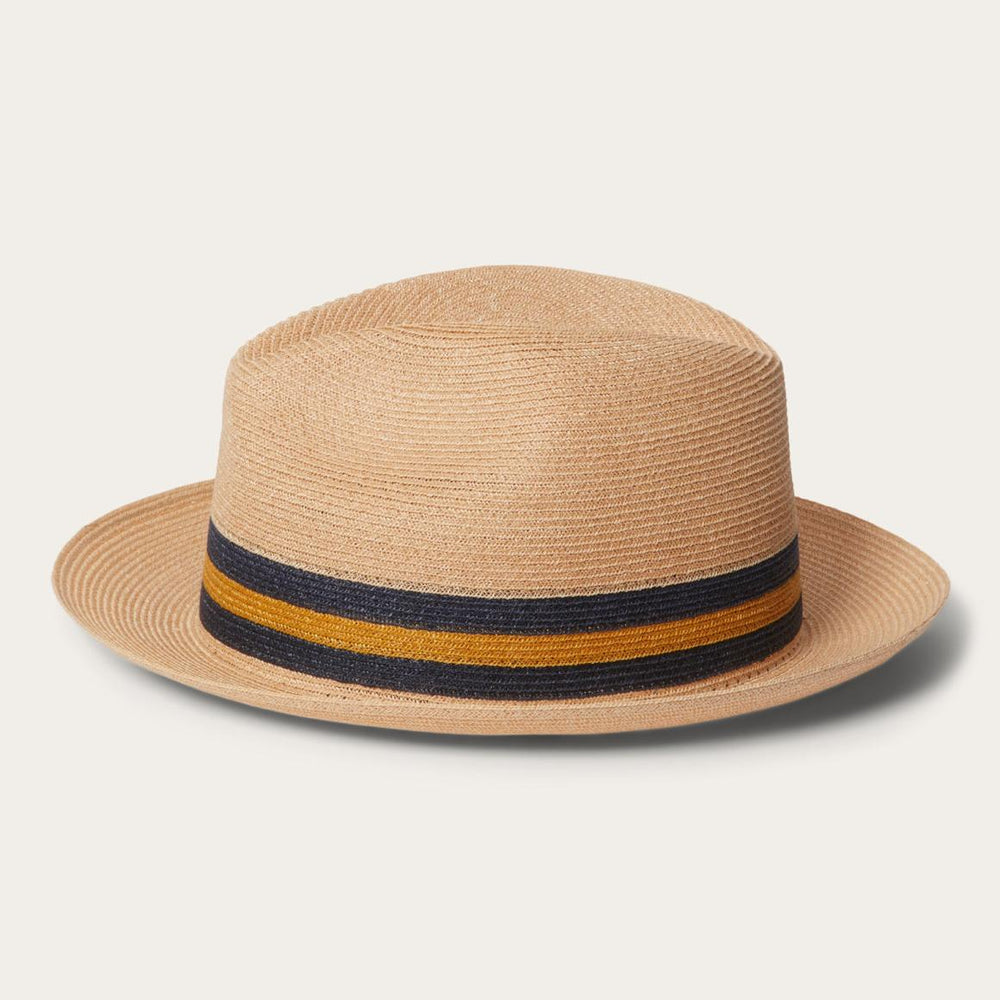 Triad Straw Fedora Mustard | Men/Women Stetson Fedora
