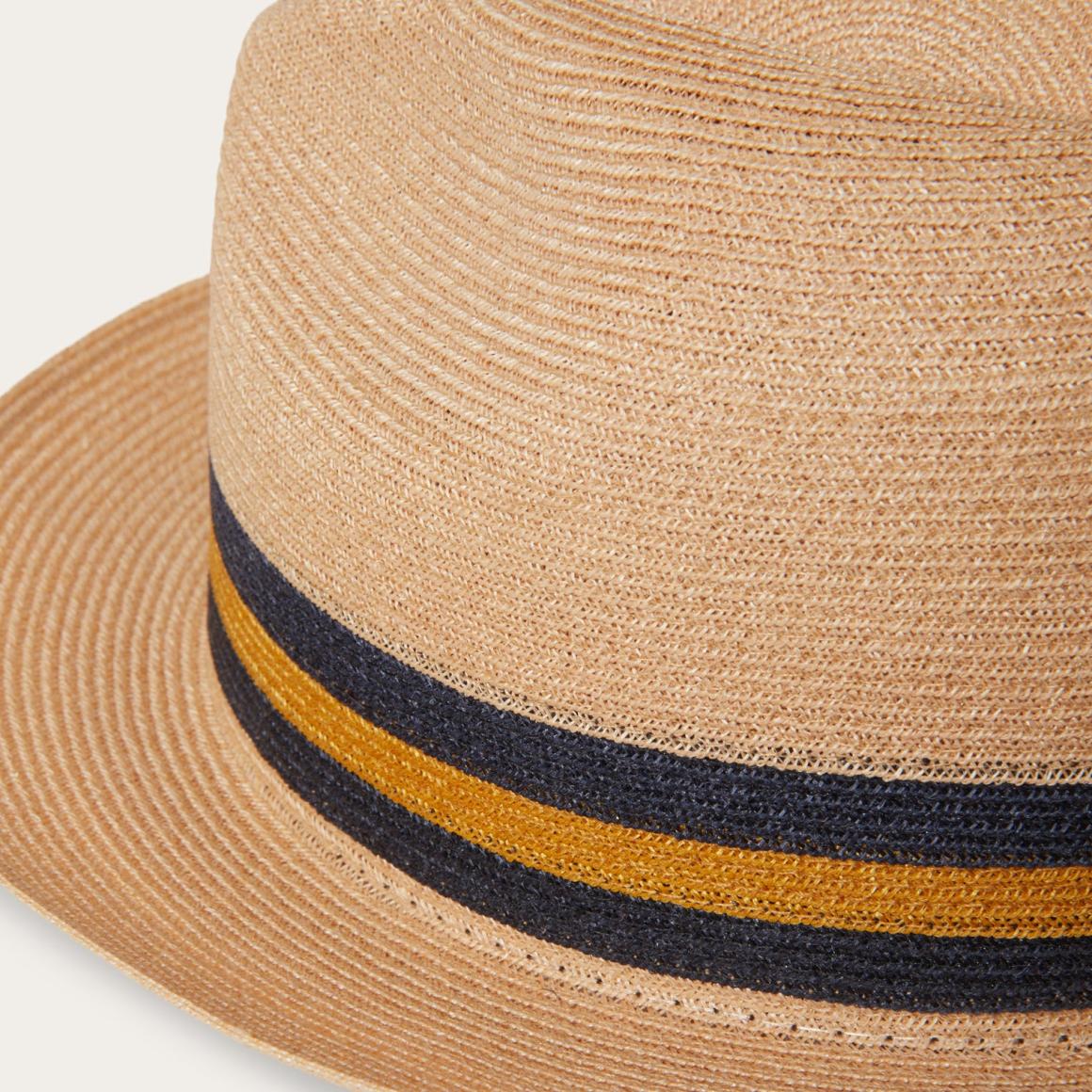 Triad Straw Fedora Mustard | Men/Women Stetson Fedora