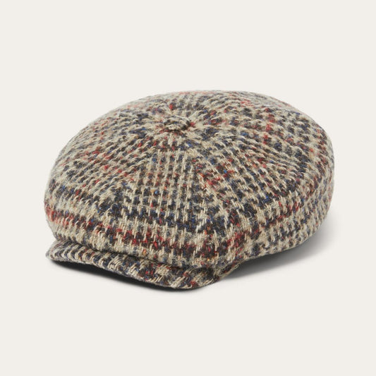 Virgin Wool Hatteras Beige/red/herringbone | Men/Women Stetson Caps &amp; Truckers