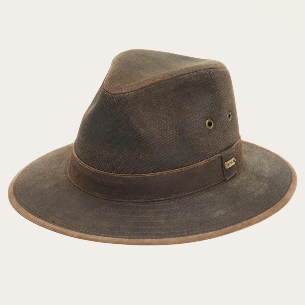 Weathered Leather Safari Hat Brown | Men/Women Stetson Outdoor