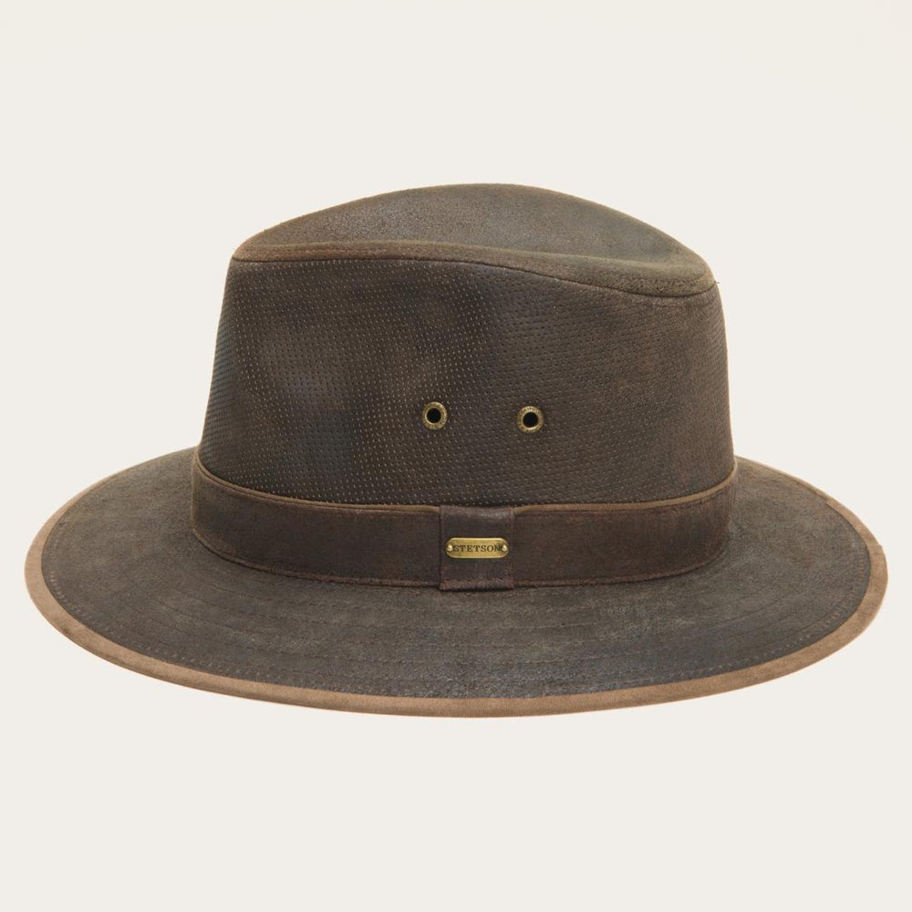 Weathered Leather Safari Hat Brown | Men/Women Stetson Outdoor