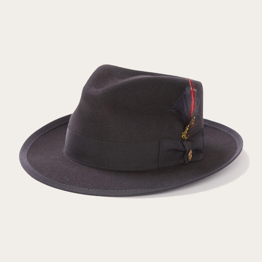 Whippet Wool Fedora Black | Men/Women Stetson Fedora