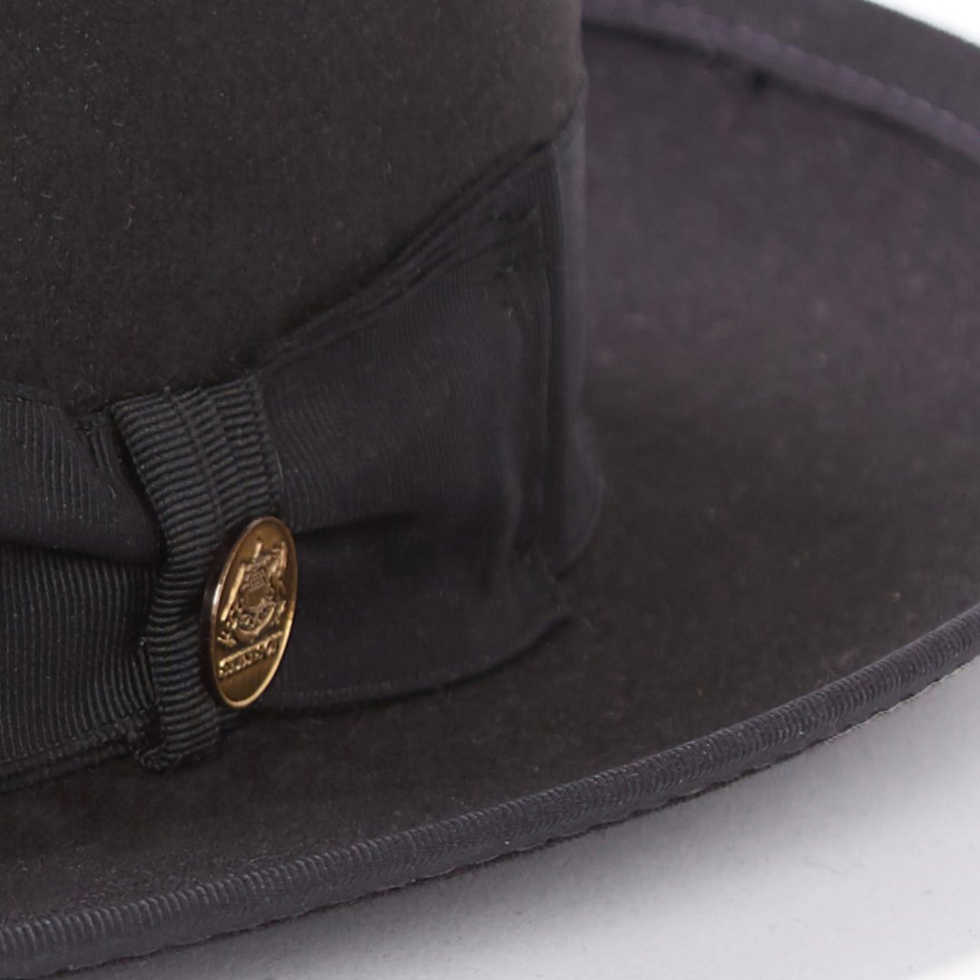 Whippet Wool Fedora Black | Men/Women Stetson Fedora