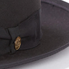 Whippet Wool Fedora Black | Men/Women Stetson Fedora