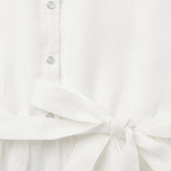 White Linen Shirt Dress White | Women Stetson Mini