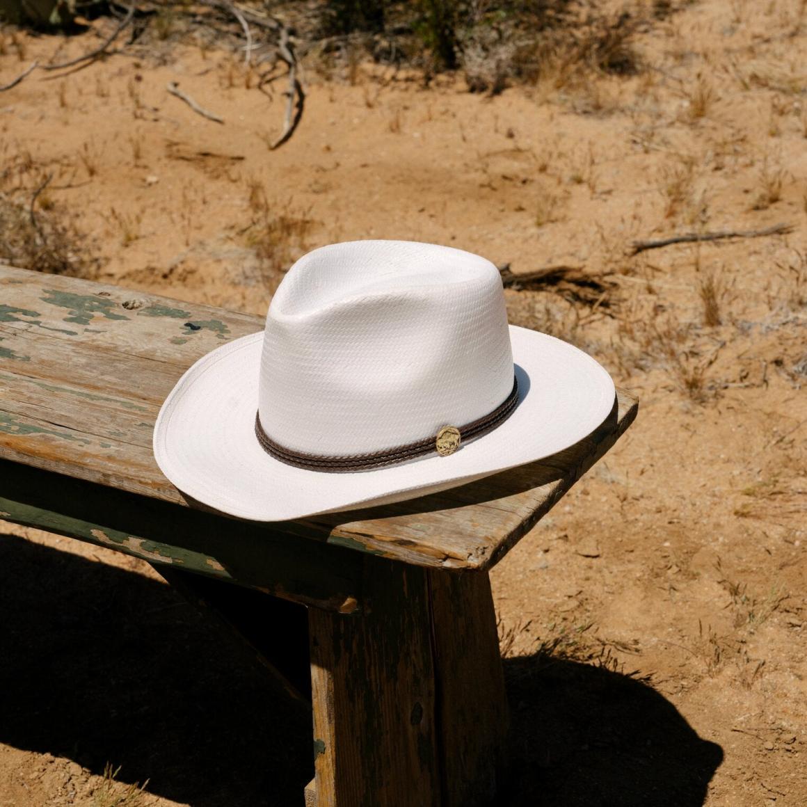 Woodrow Straw Hat Bleach | Men/Women Stetson Western