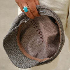 Wool Herringbone Hatteras Grey Herringbone | Men/Women Stetson Caps &amp; Truckers