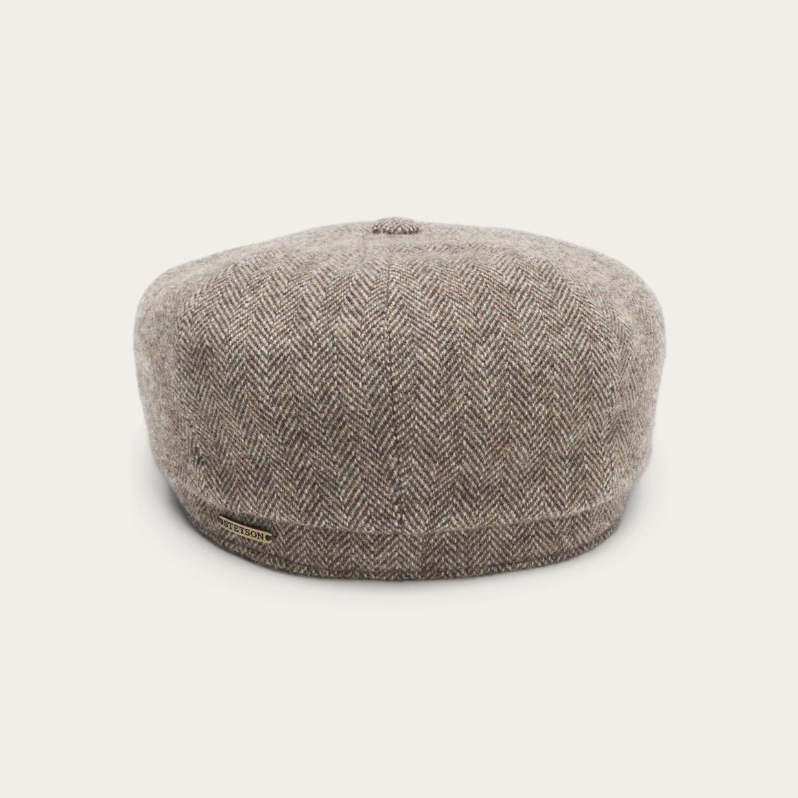 Wool Herringbone Hatteras Grey Herringbone | Men/Women Stetson Caps &amp; Truckers